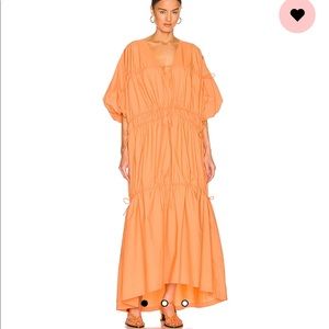 L’academie Yona orange maxi dress XS